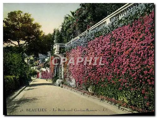 Ansichtskarte AK Beaulieu Le Boulevard Gordon Bennett