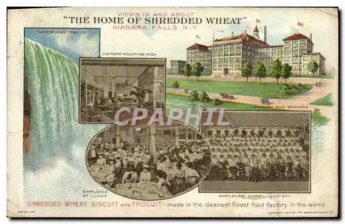 Cartes postales The Home of shredded Wheat Niagara Falls New York