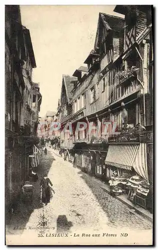 Cartes postales Lisieux La Rue aux Fevres