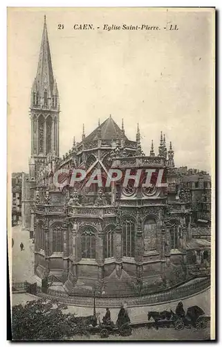 Cartes postales Caen Eglise Saint Pierre