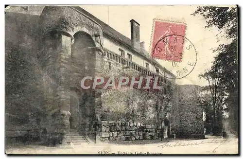 Cartes postales Sens Enceinte Gallo Romaine