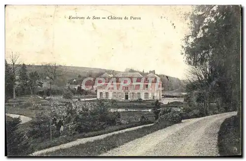 Cartes postales Environs de Sens Chateau de Paron