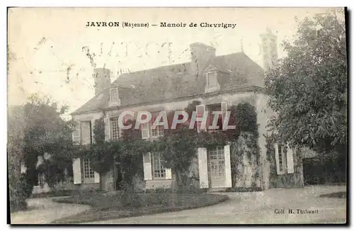 Cartes postales Javron Manoir de Chevrigny