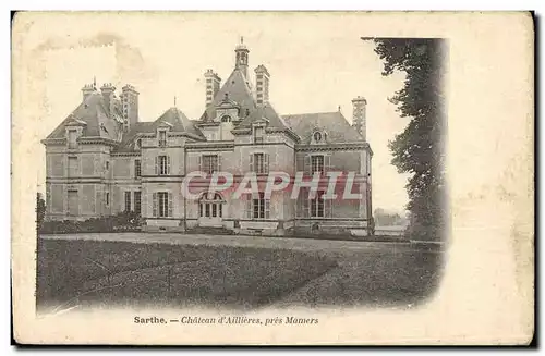 Cartes postales Chateau d&#39Aillieres pres Mamers