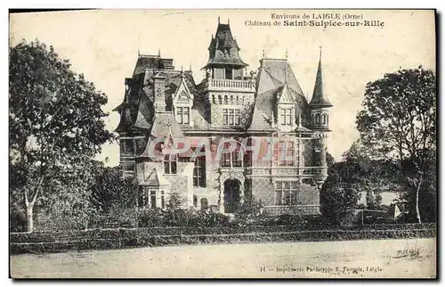 Cartes postales Environs De Laigle Chateau De Saint Sulpice Sur Rille