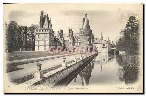 Cartes postales Chateau De Maintenon Facade Meridionale