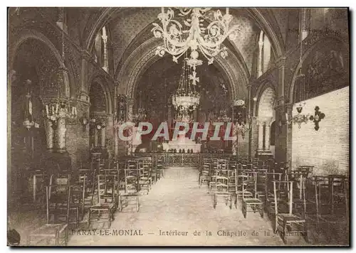 Cartes postales Paray Le Monial Interieur De La Chapelle De La Visitation