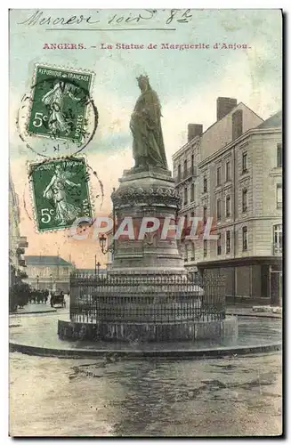 Ansichtskarte AK Angers La Statue De Marguerite D&#39Anjou