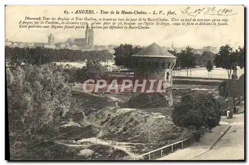 Cartes postales Angers Tour De La Haute Chaine