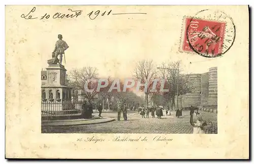 Cartes postales Angers Boulevard du chateau