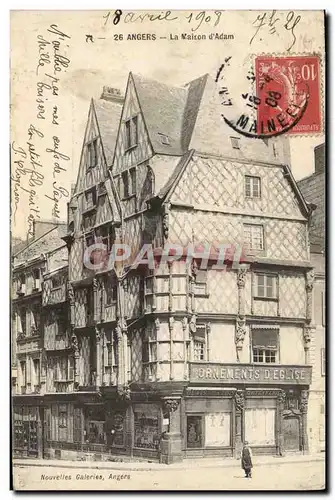 Cartes postales Angers La Maison D&#39Adam