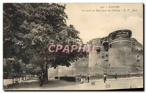 Cartes postales Angers Un Point Du Boulevard Du Choteau