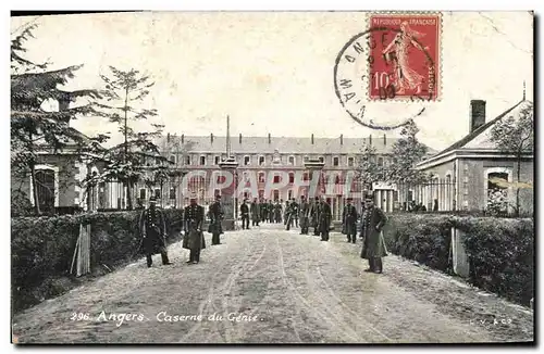 Cartes postales Angers Caserne Du Genie Militaria