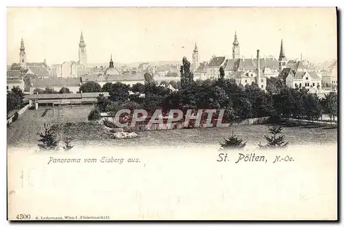 Cartes postales St Polten Panorama Vom Eisberg Aus