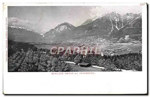 Cartes postales Schloss Amras Mit Innsbruck