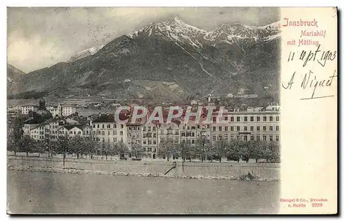 Cartes postales Innsbruck Mariahilf Mit Hotting
