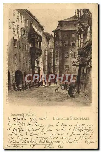 Cartes postales Innsbruck Der Alte Stadtplatz