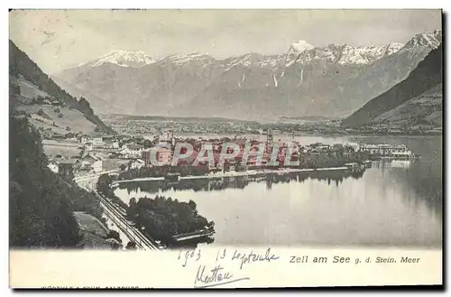 Cartes postales Zell Am See g d Stein Meer