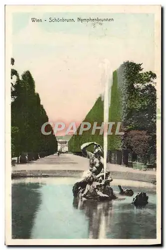 Ansichtskarte AK Wien Schonbrunn Nymphenbrunnen