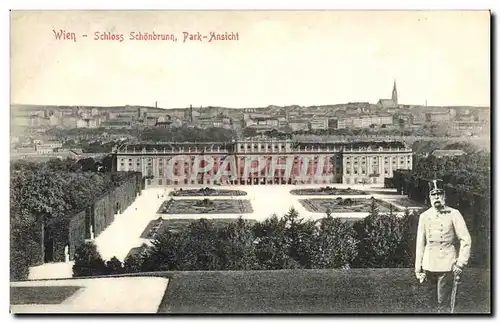 Cartes postales Wien Schloss Schonbrunn Park Ansicht Franz Josef