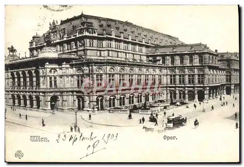 Cartes postales Wien Oper