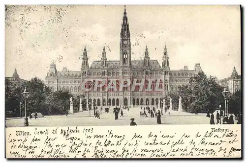 Cartes postales Wien Rathaus