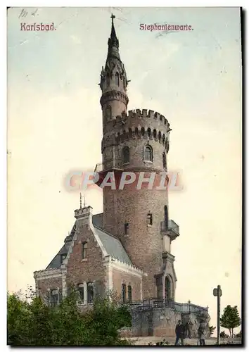 Cartes postales Karlsbad Slephanienwarte