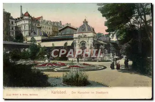 Cartes postales Karisbad Der Kursalon Im Stadtpark