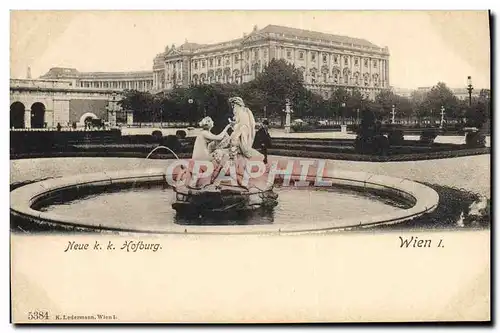 Cartes postales Neue k k Hofburg Wien
