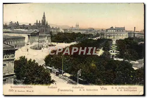 Cartes postales Franzensring Wien
