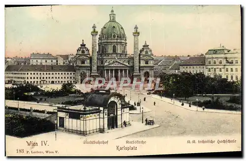 Cartes postales Karlsplatz Wien