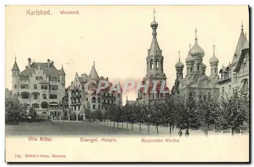 Cartes postales Karlsbad Westend