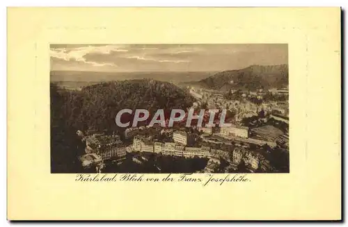 Cartes postales Karlsbad Blick Von Der Franz Josefshohe