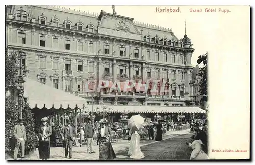 Cartes postales Karlsbad Grand Hotel Pupp