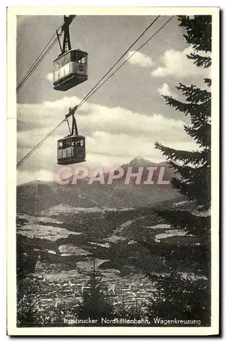 Cartes postales Innsbruck Nordkettenbatin Wegankreuzung