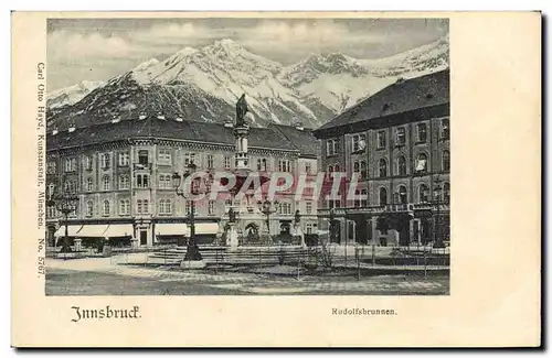 Cartes postales Innsbruck Rudolfsbrunnen