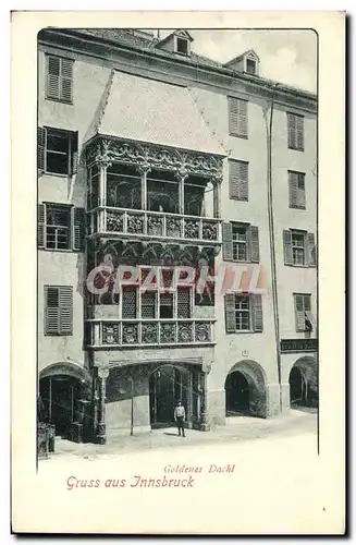 Cartes postales Gruss Aus Innsbruck Goldenes Dachl