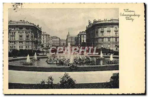 Cartes postales Schwarzenberg Platz Wien