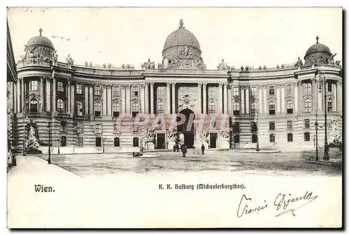 Cartes postales Wien Hofburg