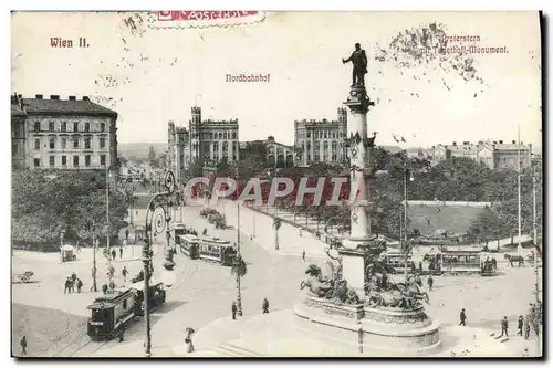 Cartes postales Wien Nordbahnhof Tramway
