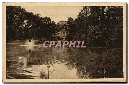 Cartes postales Wiesbaden Theater Von Den anlagen