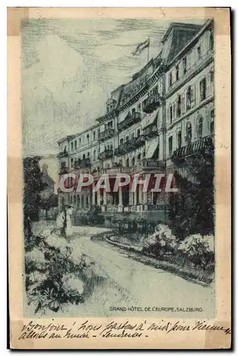Cartes postales Grand Hotel De L&#39Europe Salzburg