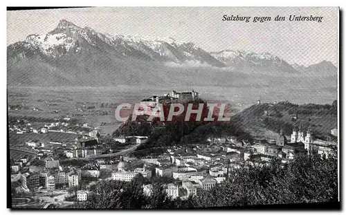 Cartes postales Salzburg Gegen Den Untersberg