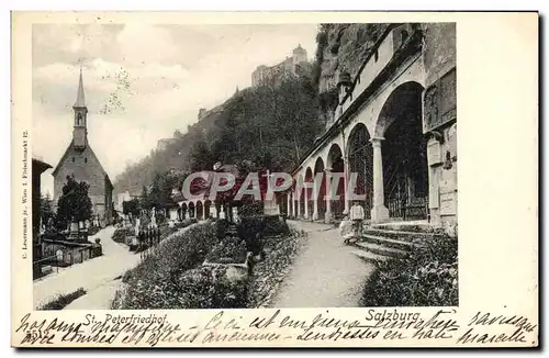 Cartes postales St Peterfriedhof Salzburg