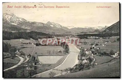 Cartes postales Bad Ischl Worfgangtal Von Sophiens Doppelblick