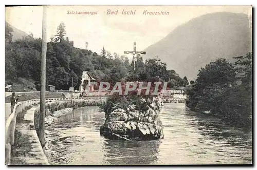 Ansichtskarte AK Bad Ischl Kreuzstein