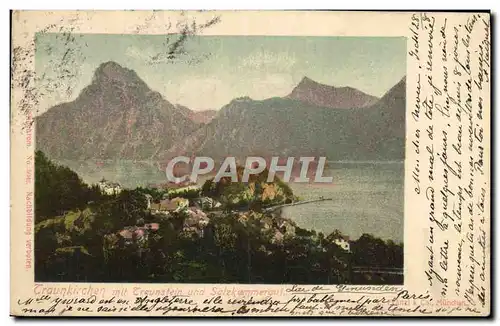 Cartes postales Traunkirchen Mit Traunstein Und Salzkammergul