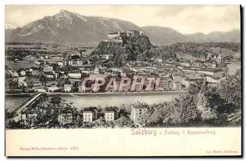 Cartes postales Salzburg u Feslung v Kapuzinerburg