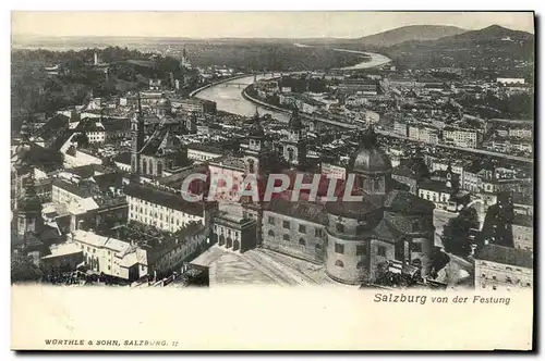 Cartes postales Salzburg Von Der Festung