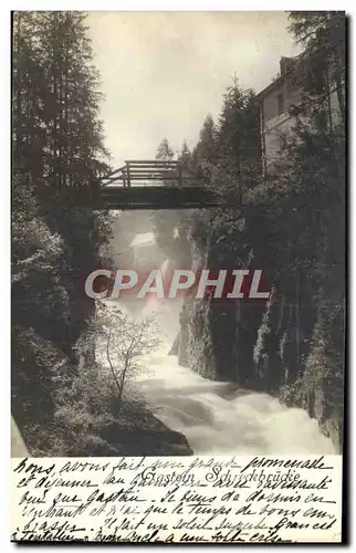 Cartes postales Gastein Schrekbrucke